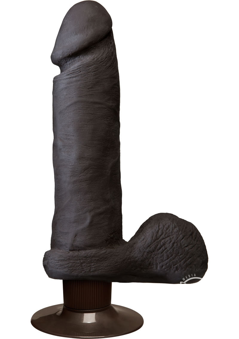 The Vibro Realistic Cock 8 Black