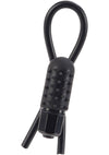 Vibrating Silicone Stud Lasso Blac(disc)