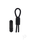 Vibrating Silicone Stud Lasso Blac(disc)