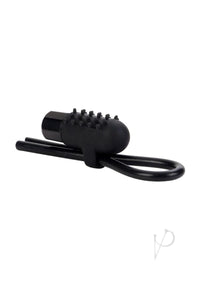 Vibrating Silicone Stud Lasso Blac(disc)