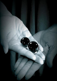Ffle Glass Ben Wa Balls Medium Black