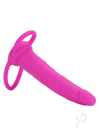 Silicone Love Ride Dual Penetrator Pink