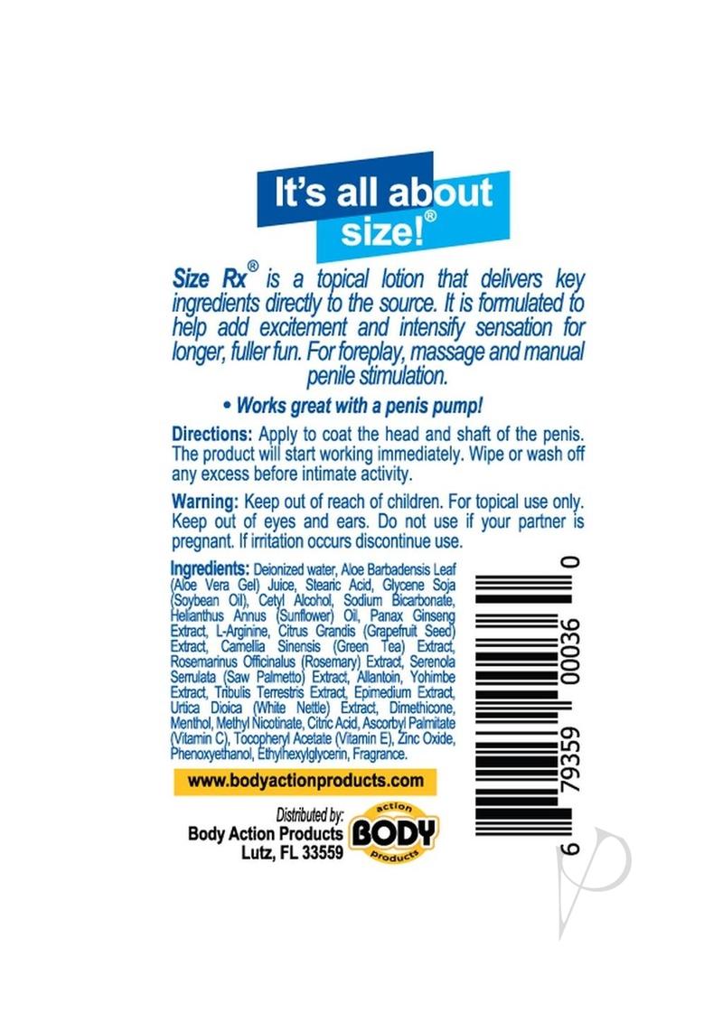 Size Rx 2.0 Oz Bottle