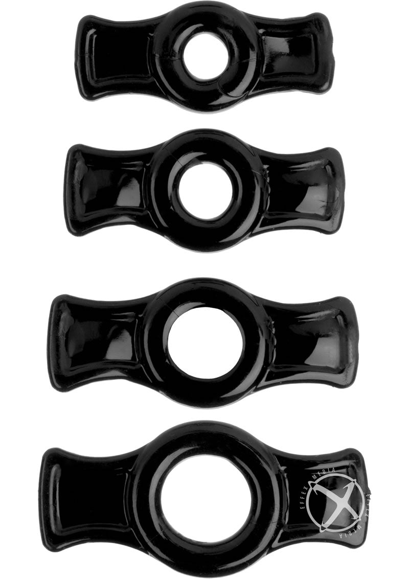 Titanmen Cock Ring Set Black