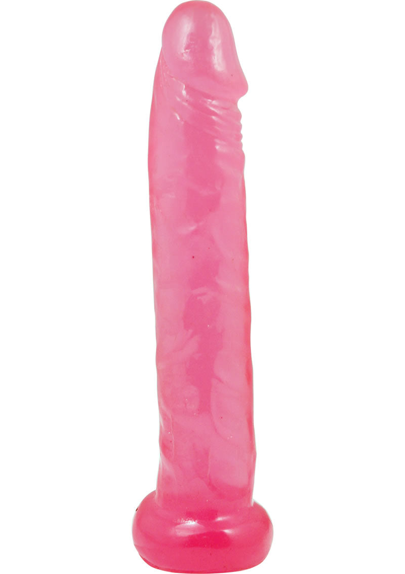 Aande Pink Jelly Slim Dildo