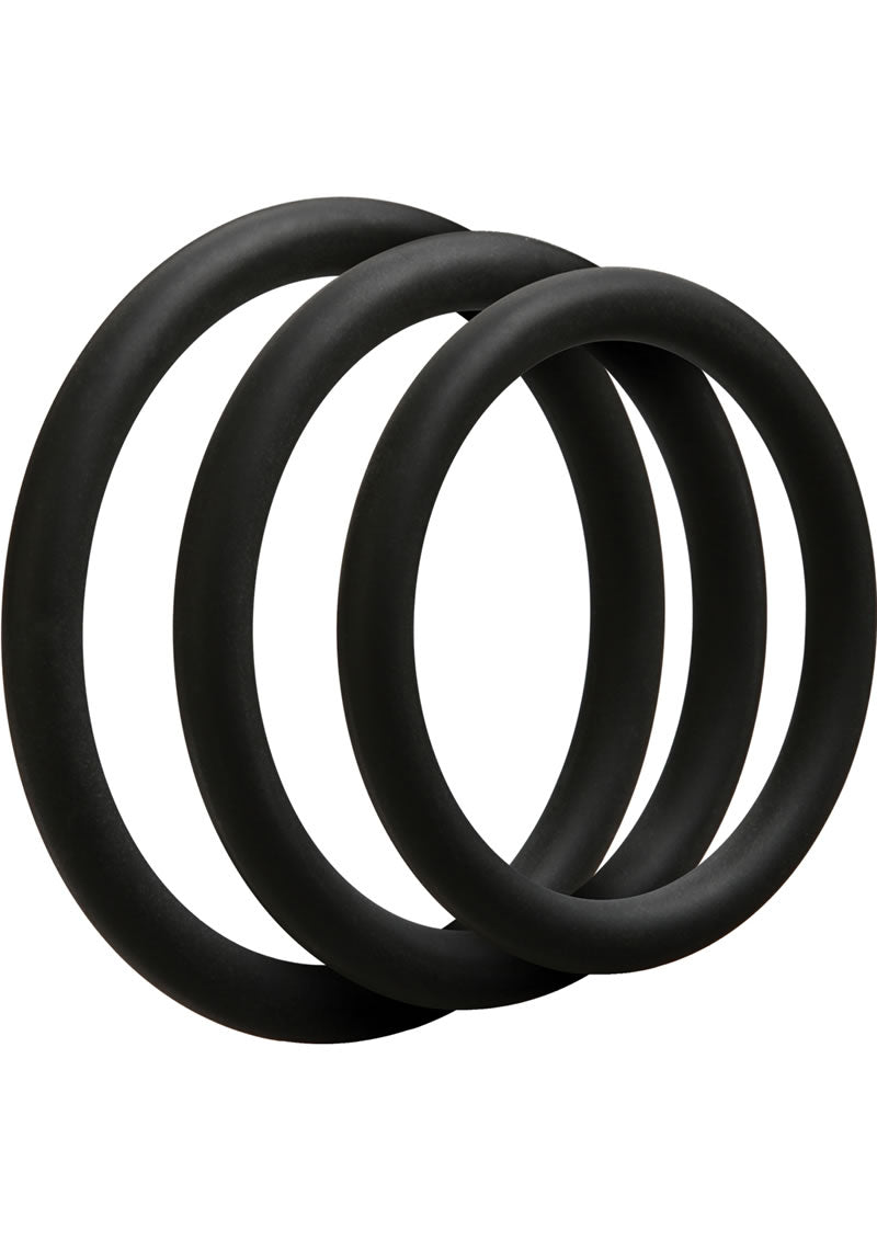 Optimale 3 C-ring Thin Set Black