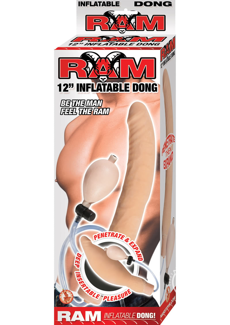 Ram 12 Inflatable Dong Flesh