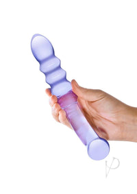 Purple Rain Ribbed Dildo