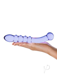 Purple Rain Ribbed Dildo