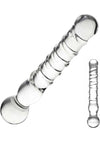 Joystick Clear Glass Dildo