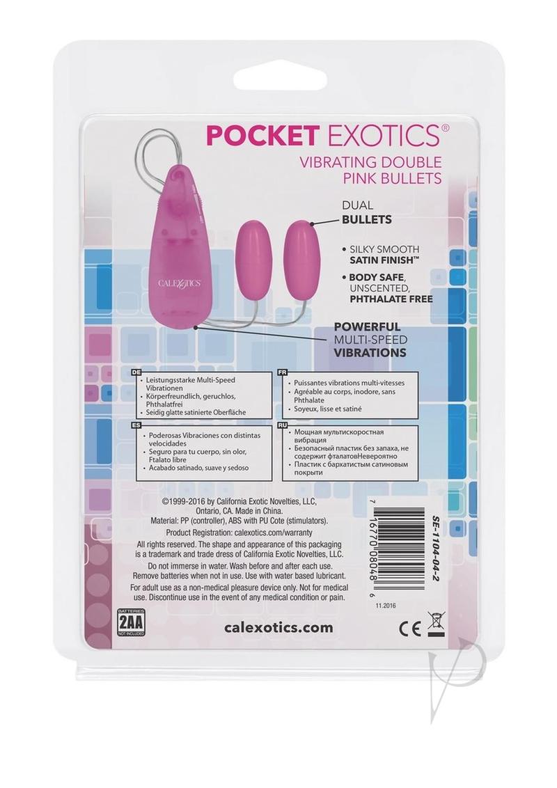 Pocket Exotic Double Pink Bullets