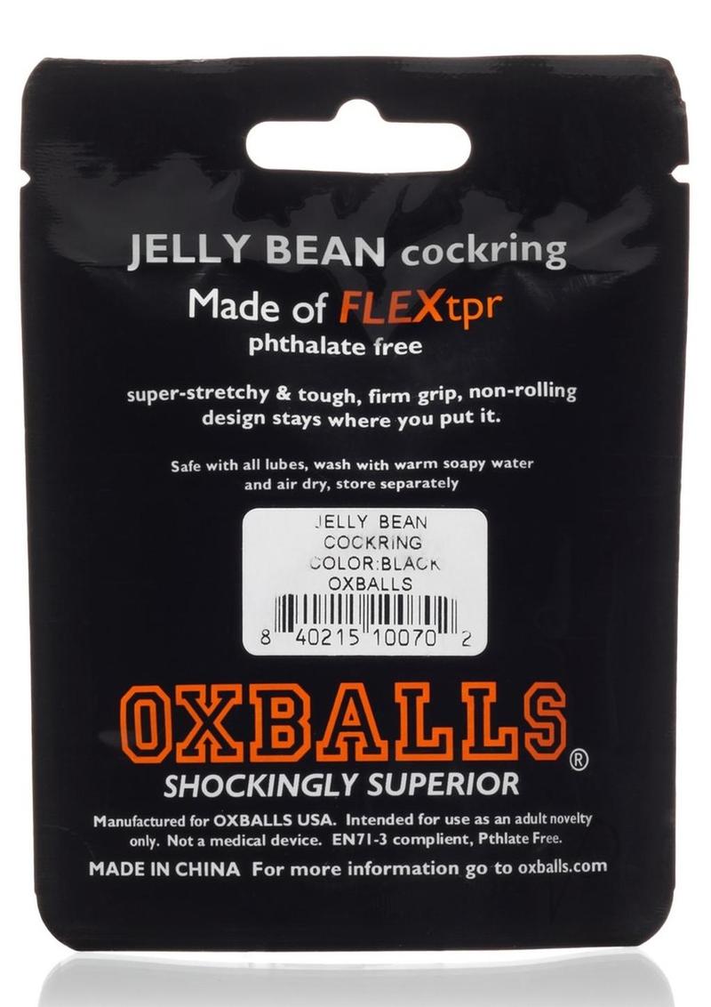 Jelly Bean Cockring Black