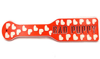 3D Printed Spanking Paddle Red PUPPY Blue Glow in the Dark