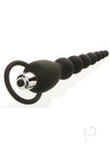 Aande Vibrating Silicone Anal Beads Black