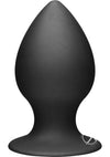 Tof Large Silicone Anal Plug Black