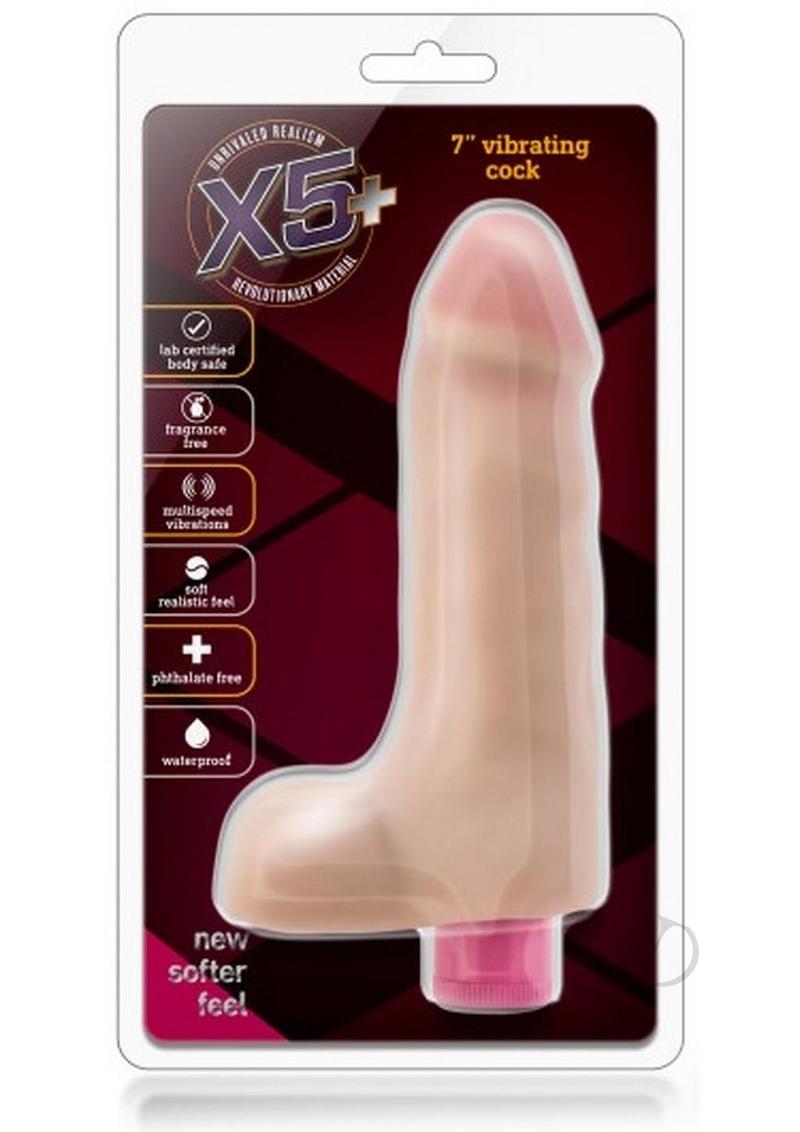 X5 Vibrating Cock Beige 7