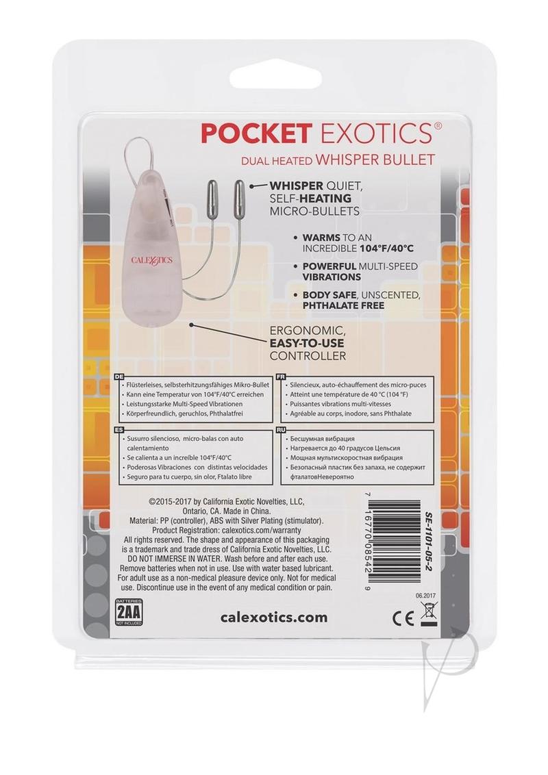 Pocket Exotic Dual Heated Whisper Bullet