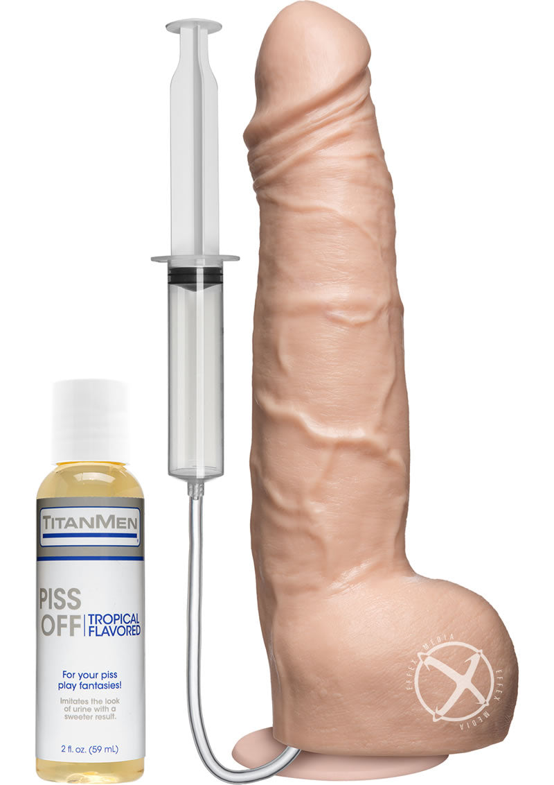 Titanmen Piss Off Vaculock Dildo Vanilla