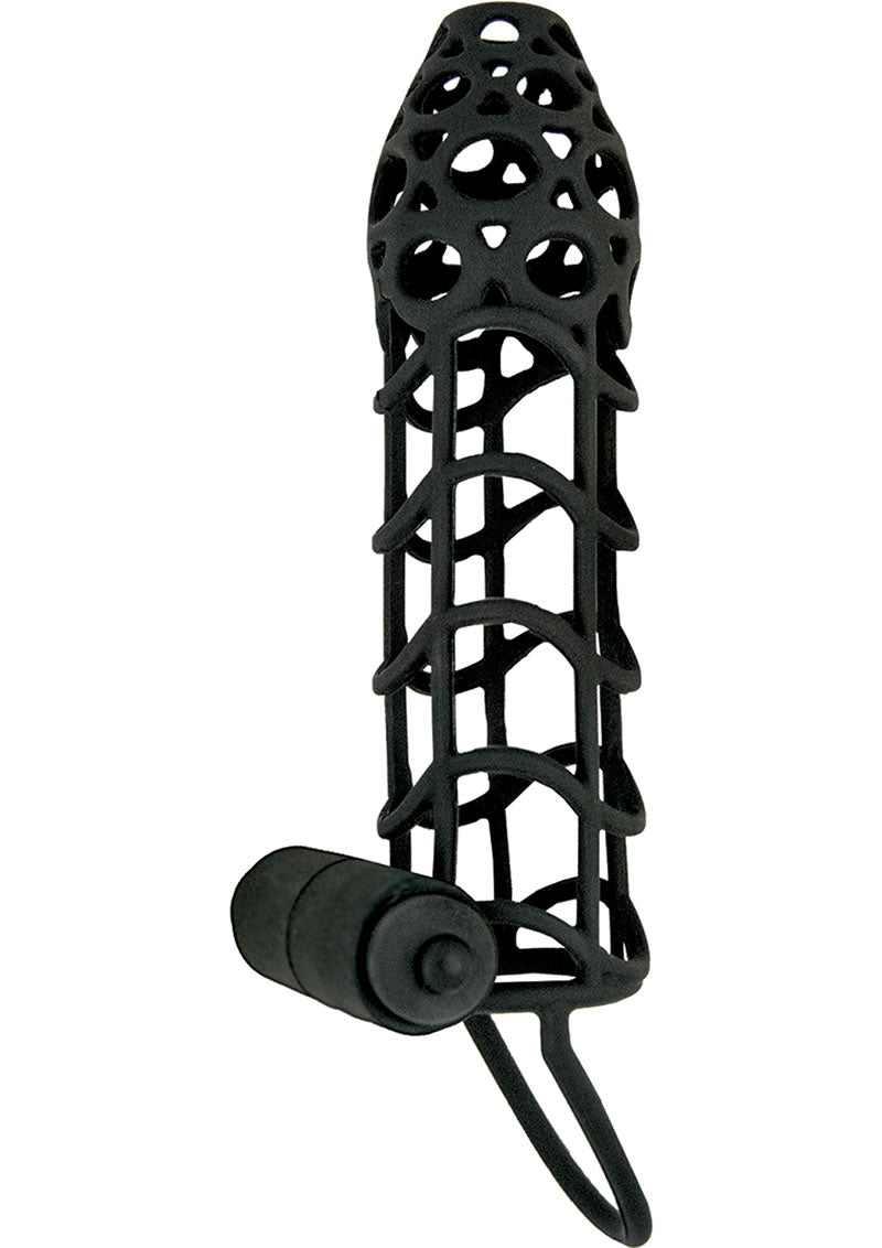 Mack Tuff Vibrating Cockcage Black