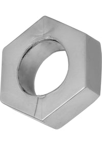 Ms Silver Hex Cock Ring/ball Stretcher