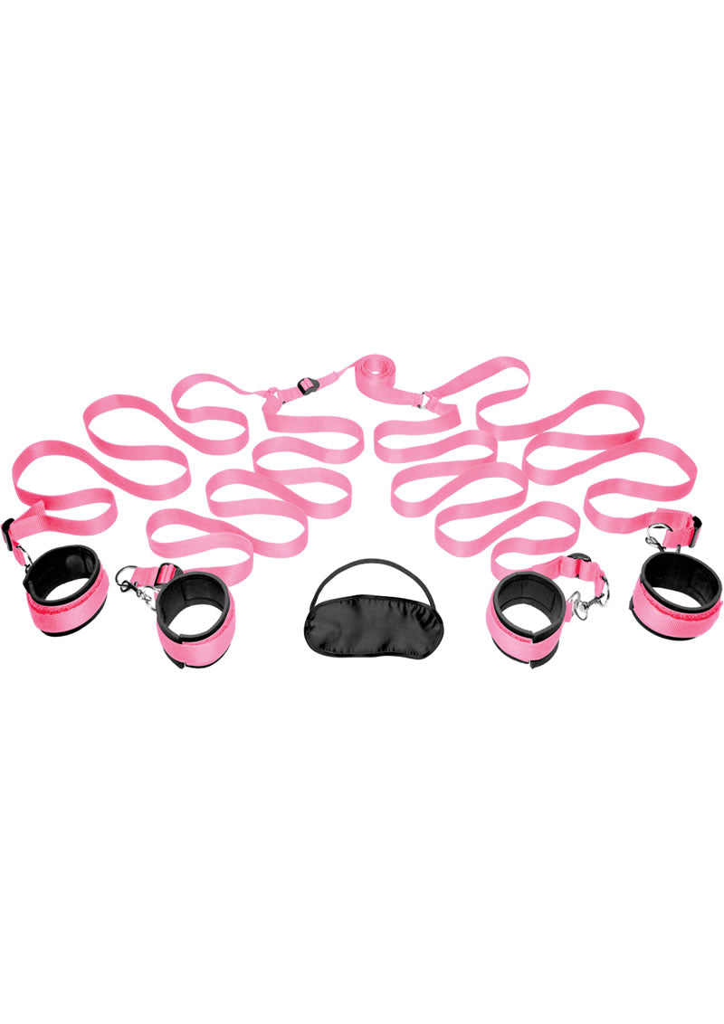 Frisky Pink Bedroom Restraint Kit