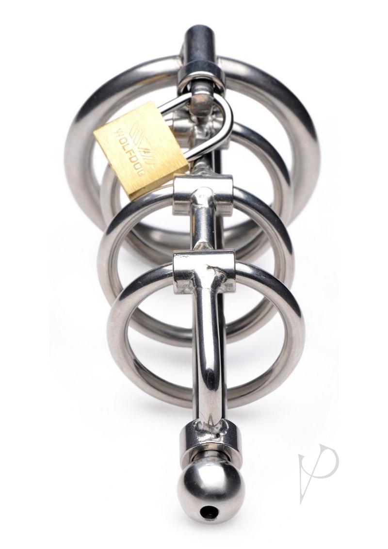 Gates of Hell Stainless Steel Adjustable Cum Through Sound Cage