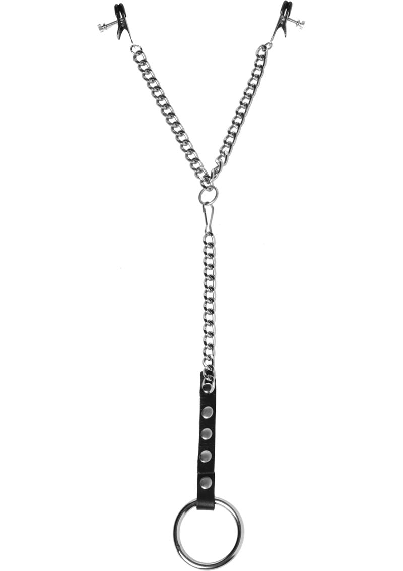 Ms Nipple Clamps Cock Ring Set