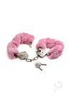 Frisky Pink Fur Handcuff Caught In Candy