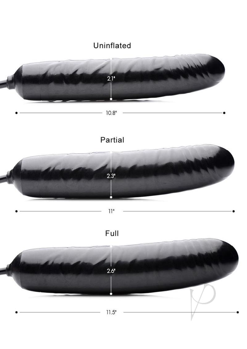 Inflatable Dildo 11 - Black