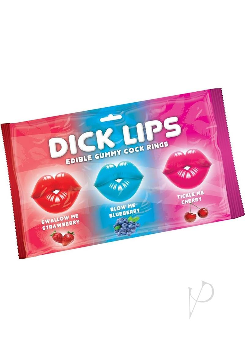 Dick Lips Gummy Cock Rings 3`s
