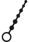 Hustler Anal Beads 6 Ball Blk Sili(disc)