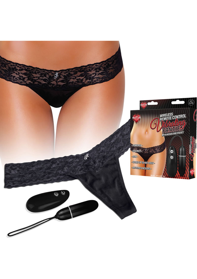 Wireless Remote Vibe Panty Sm Black