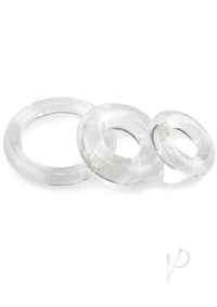 Ringo X3 Cockrings Clear 6/bx