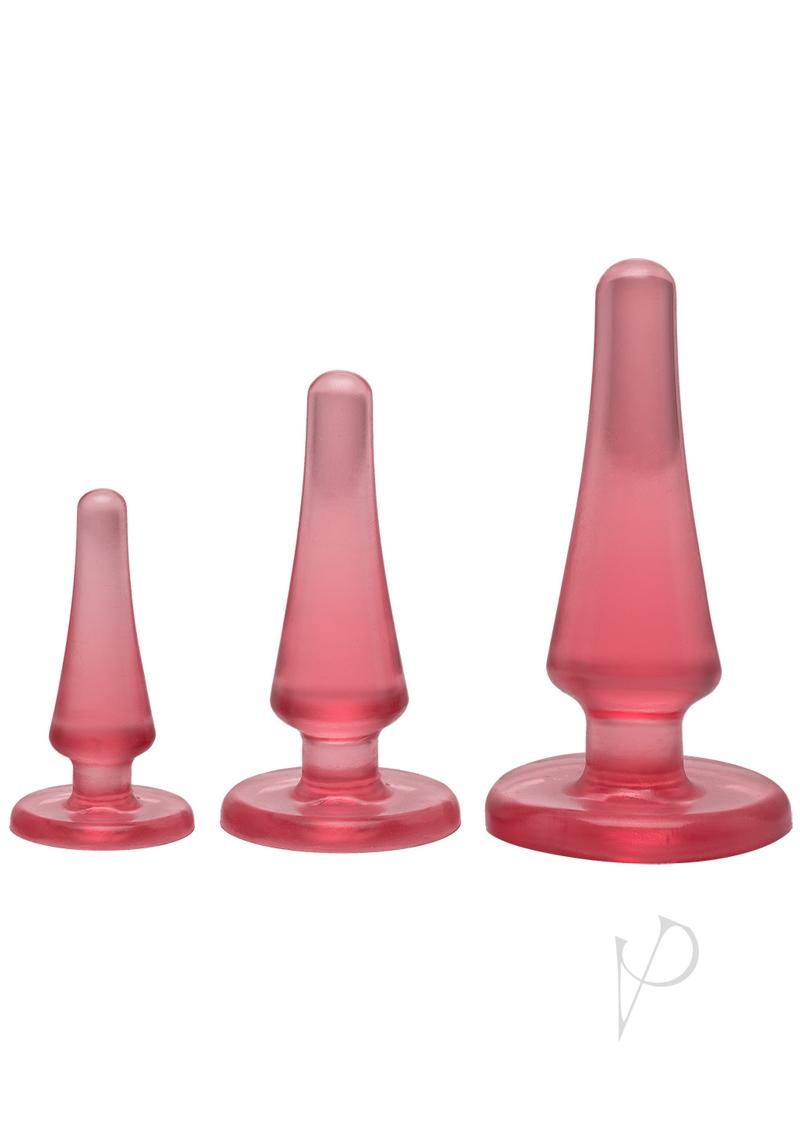 Crystal Jellies Anal Initiation Kit Pink