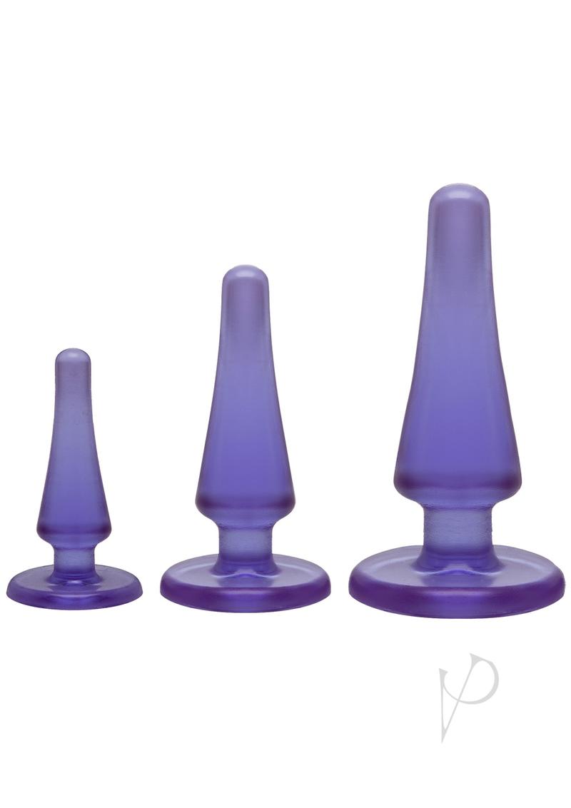 Crystal Jellies Anal Initiation Kit Purp