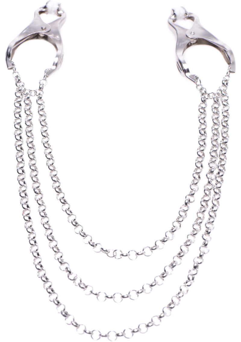 Affix Triple Chain Nipple Clamps