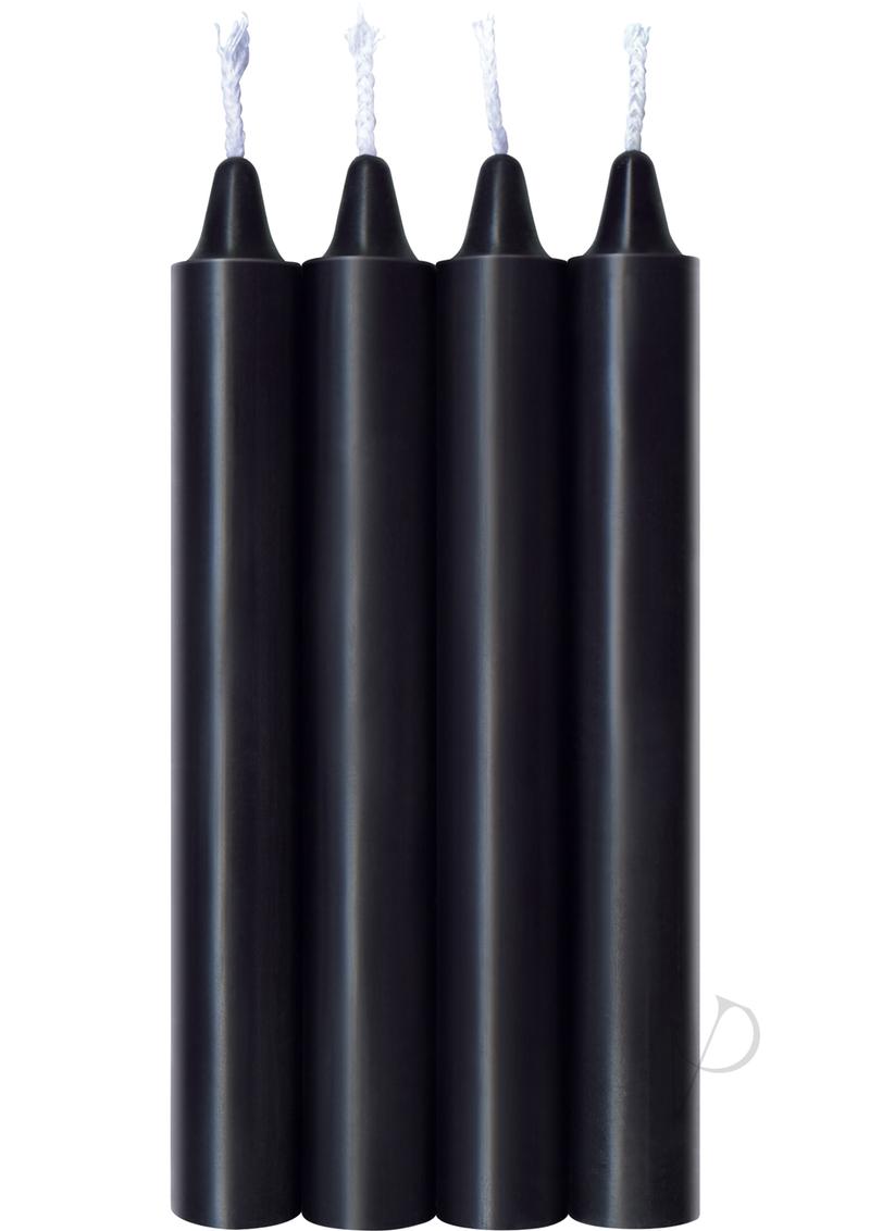 Warm Drip Candles Jet Black