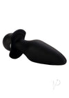 Vibrating Silicone Booty Rider Black