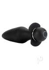 Vibrating Silicone Booty Rider Black