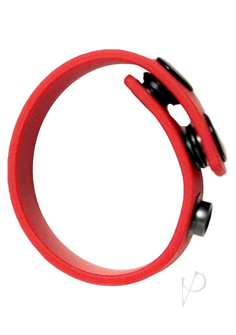 Boneyard Silicone Cock Strap Red