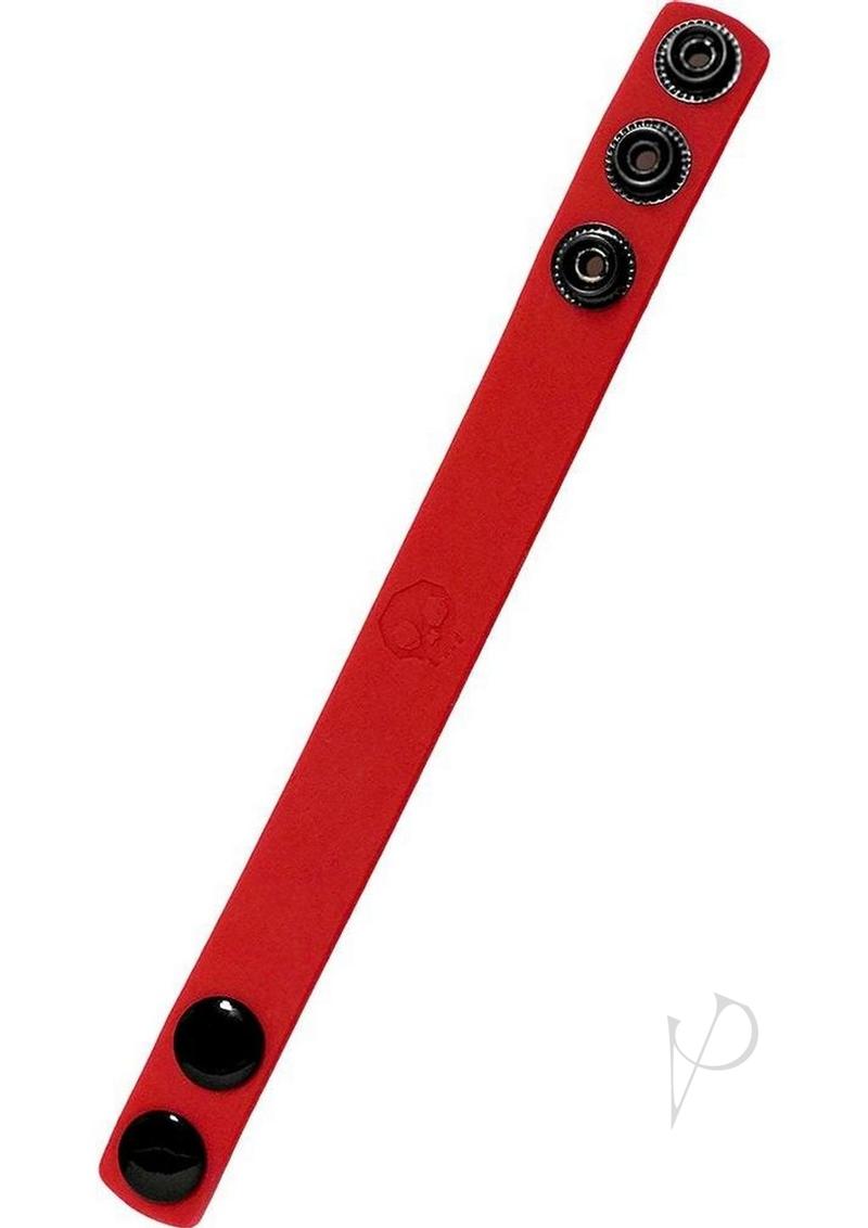 Boneyard Silicone Cock Strap Red