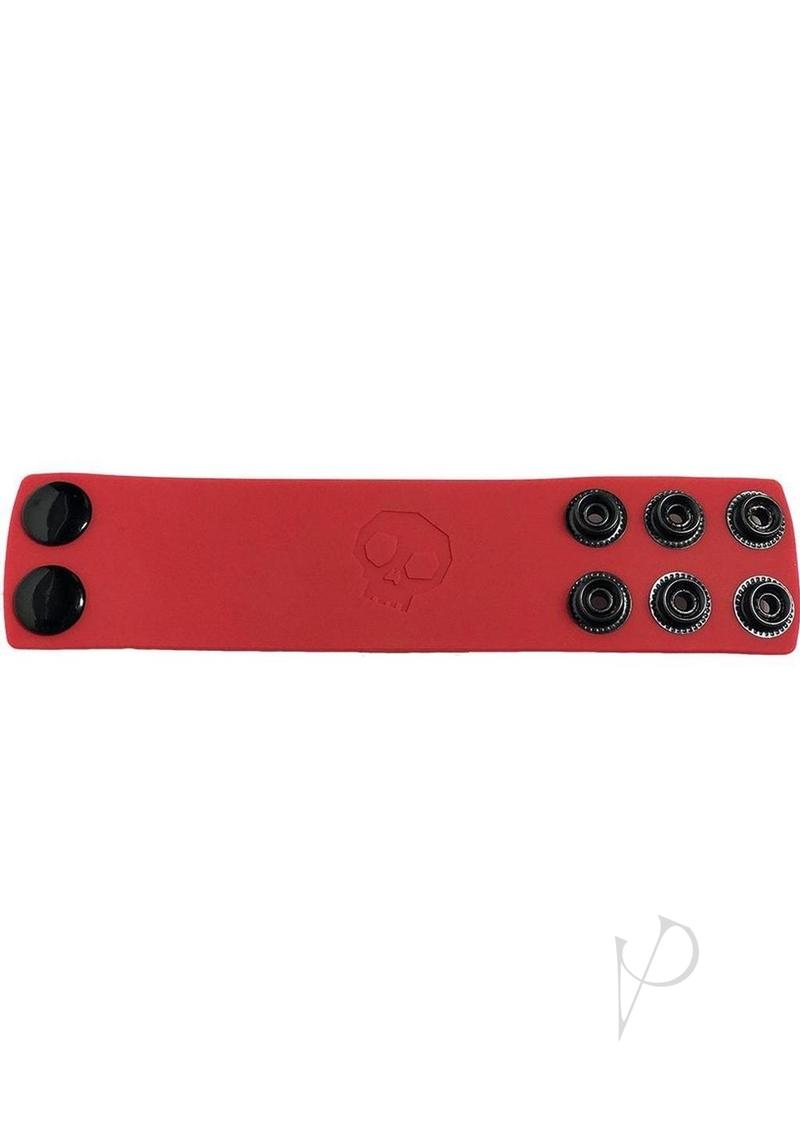 Boneyard Silicone Ball Strap Red