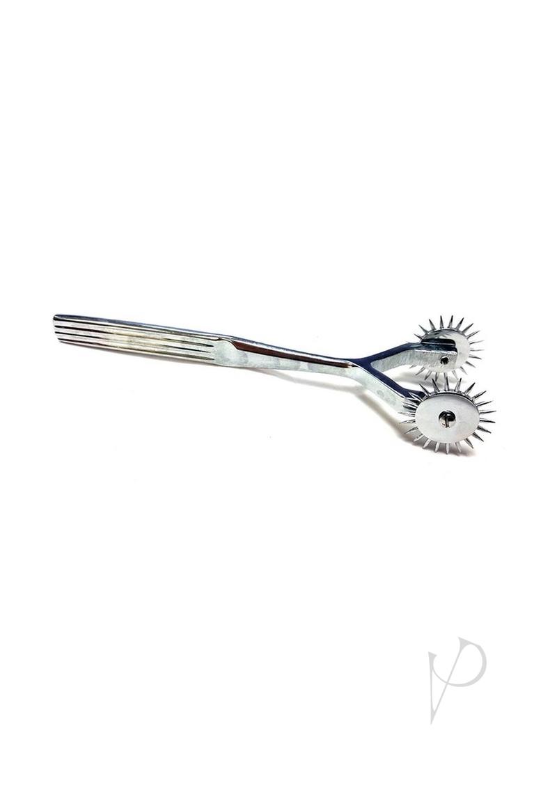 Rouge Two Prong Pinwheel Stainless Steel