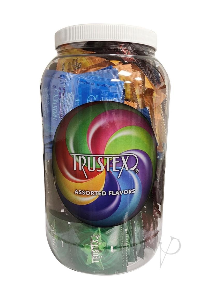 Trustex Asst Flavor Condoms 288/bowl