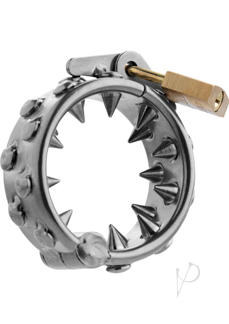 Ms Impaler Locking Cbt Ring W/spikes