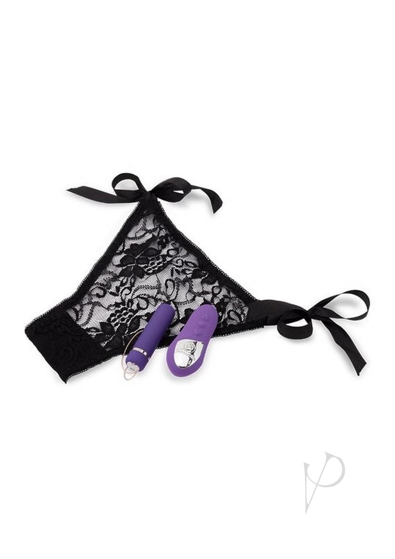 Sensuelle Pleasure Panty R/c Bullet Purp