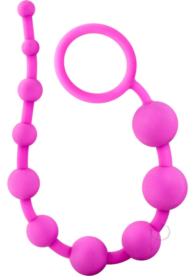 Luxe Silicone 10 Beads Pink