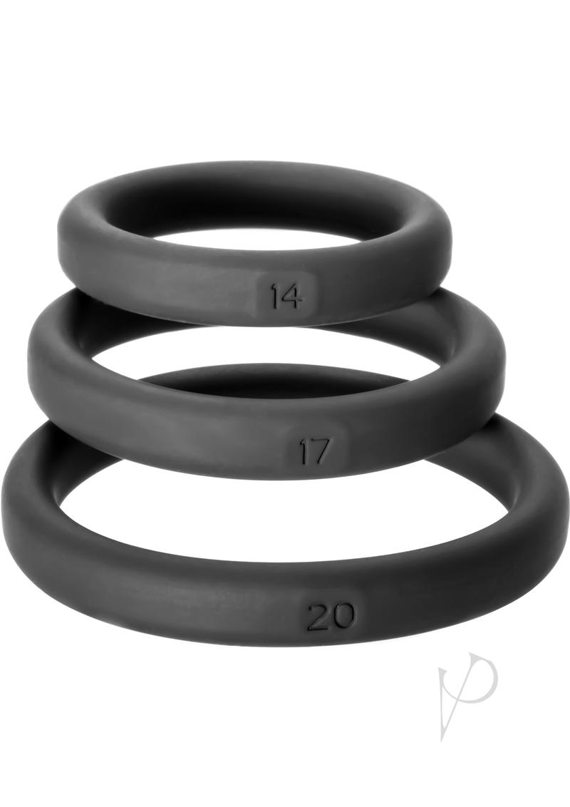 Xact-fit Cockring Set Mixed Sizes