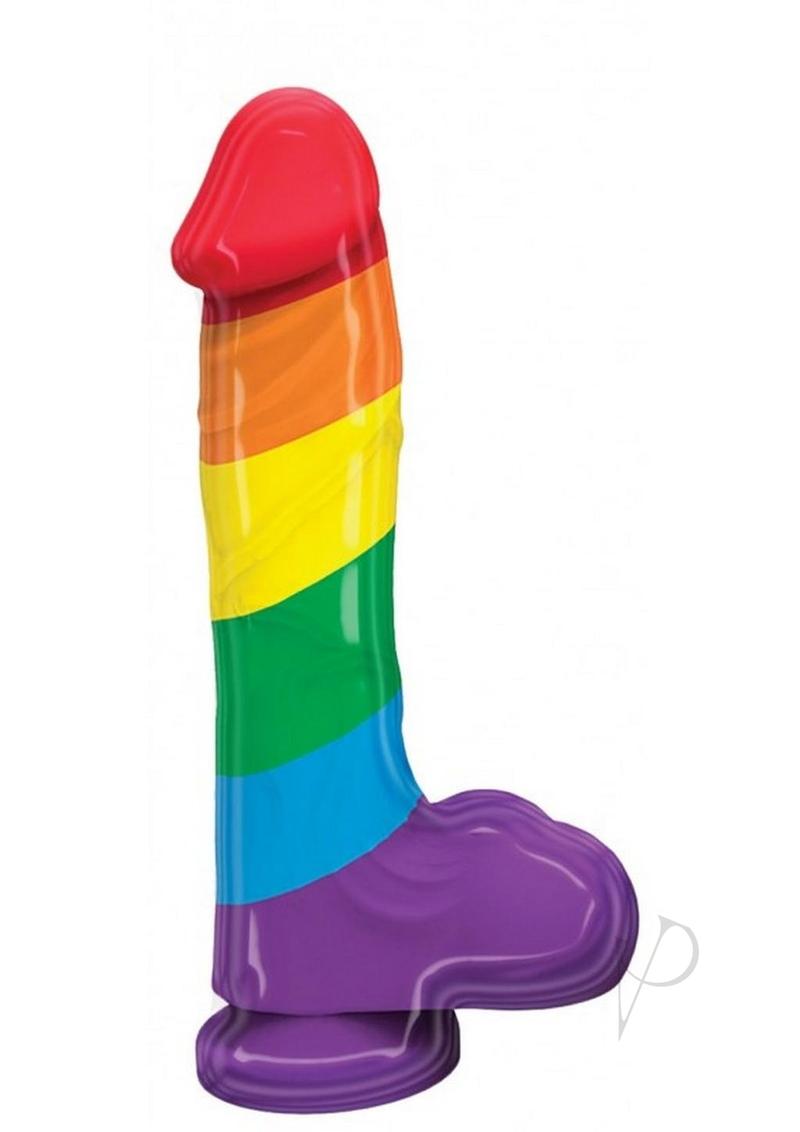 Rst Pumped Rainbow Silicone Dildo 9