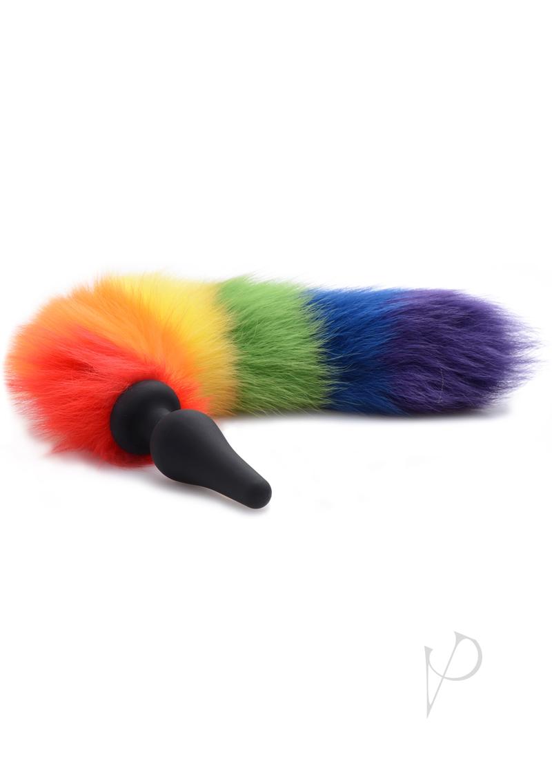 Tailz Rainbow Tail Silicone Butt Plug